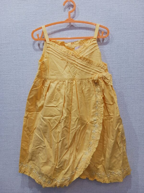 102【中古】【子供服】キャミワンピース　90-100㎝【女児用】