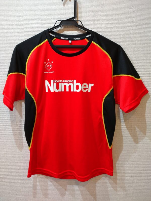 15.【中古】【子供服】サッカーTシャツ　150㎝