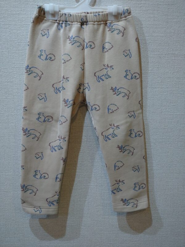29.【中古】【子供服】裏起毛パンツ　90㎝