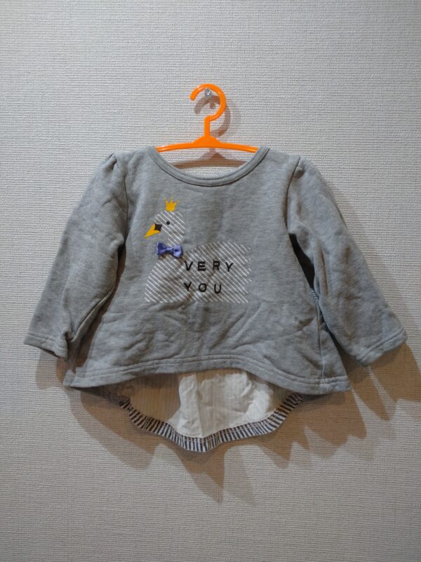 5.【中古】【子供服】長袖トップス　90㎝【女児用】