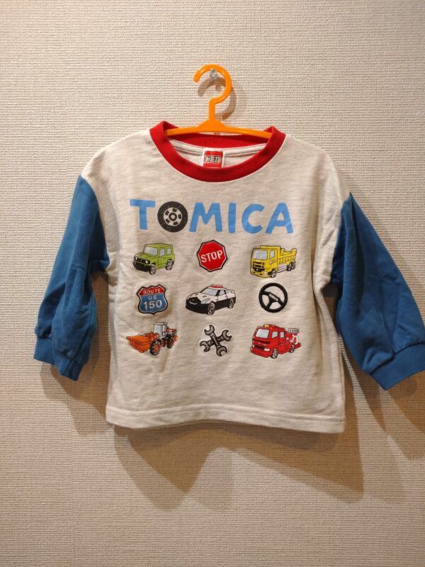 7.【中古】【子供用】長袖Tシャツ　90㎝【男児用】